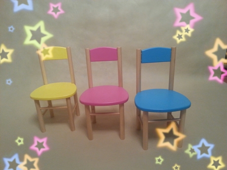 Farebná stolička ružová