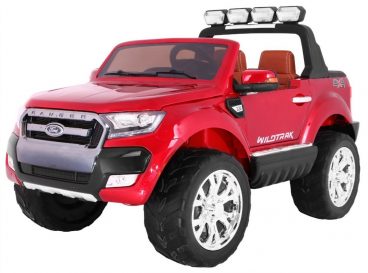 Elektrické autíčko FORD RANGER WILDTRAK pre deti -Červené, lakované