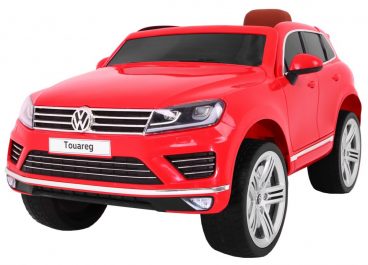 Elektrické autíčko pre deti Volkswagen Touareg, červený nelakovaný