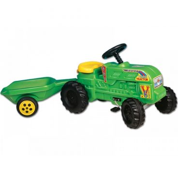 Veľký šľapací traktor.