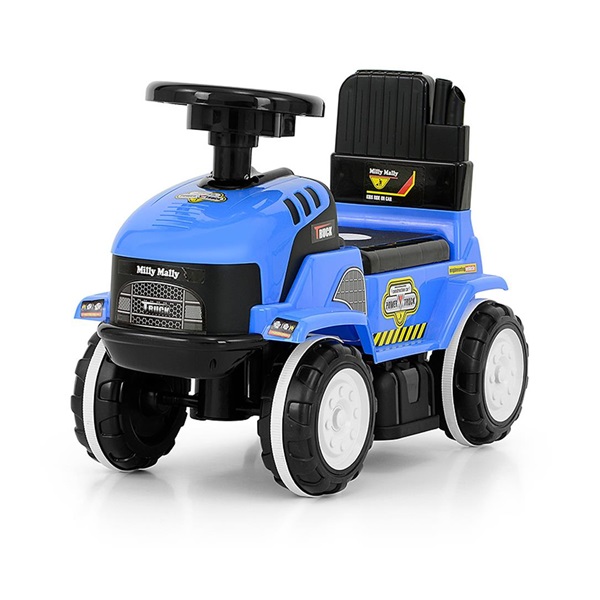 detske odrazadlo Traktor so zvukom – modre, hracky pre deti, nase hrackarstvo