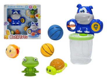 Bath Toys - Hroch do kúpeľa s prísavkou a sieťkou
