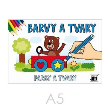 Omaľovánka JM A5 Farby a tvary