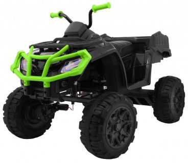 Elektrická štvorkolka pre deti XL, ATV Eva Kolesá,LED svetlá, Motor 4x45W, MP3, USB červená