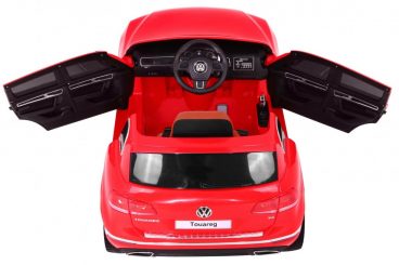Elektrické autíčko pre deti Volkswagen Touareg, červený nelakovaný