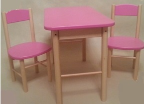 Farebná stolička ružová