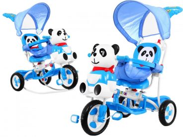 Ramiz Trojkolka pre deti PANDA  - Modrá farba