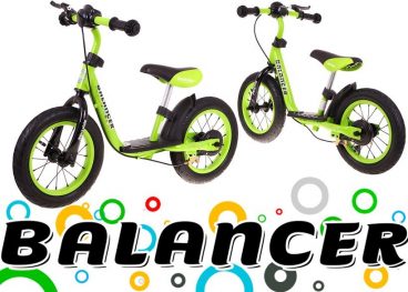 Cyklo odrážadlo Balancer SporTrike - zelená farba