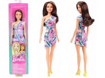Barbie bábika v letných šatách Mattel
